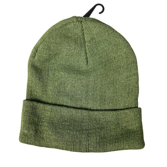 Yacht & Smith Beanie Youth Hat Green Arctic Inspired Casual Winter YAS-838 - Picture 1 of 3
